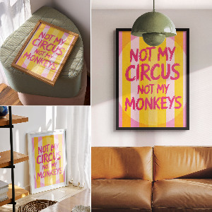 Poster na stenu Nie môj cirkus