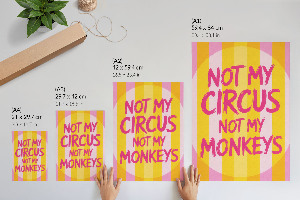 Poster na stenu Nie môj cirkus
