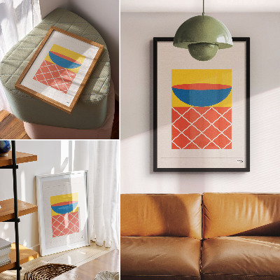 Poster na stenu Geometrický tvar