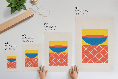 Poster na stenu Geometrický tvar