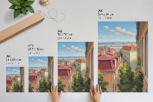 Plagát do obývačky Výhľad na mesto