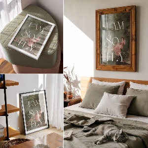 Plagát do obývačky Som taký uletený