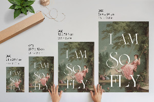 Plagát do obývačky Som taký uletený