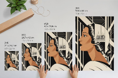 Poster na stenu Ženský modernizmus