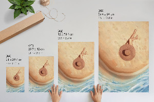 Plagát do izby Žena a pláž