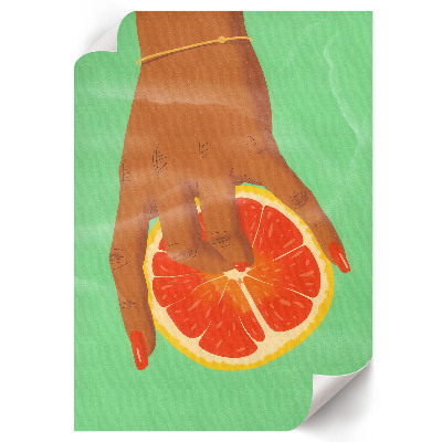 Poster na stenu Citrus a palma