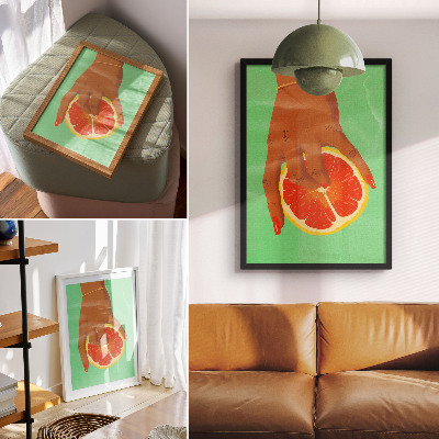 Poster na stenu Citrus a palma