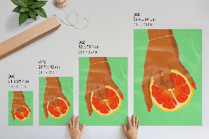 Poster na stenu Citrus a palma