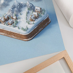 Plagát do obývačky Snehová guľa Zakopané