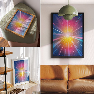 Poster na stenu Farebná energia