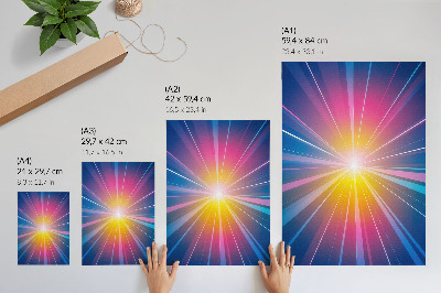 Poster na stenu Farebná energia