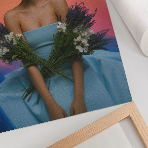 Retro plagát Kvetinový štýl