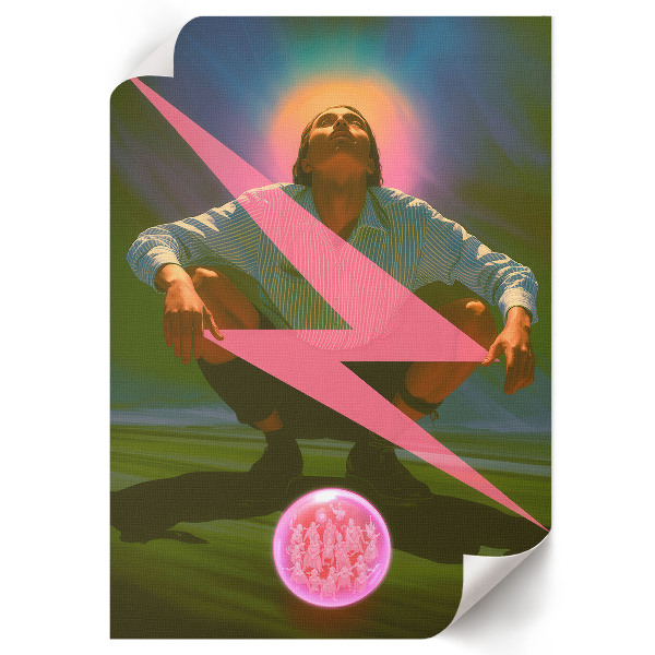 Plagát do obývačky Surrealistický muž