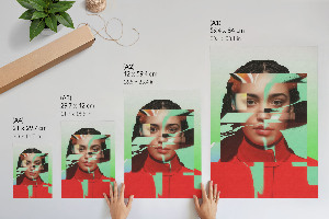 Plagát do izby Moderný portrét