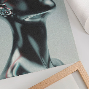 Retro plagát Moderná socha