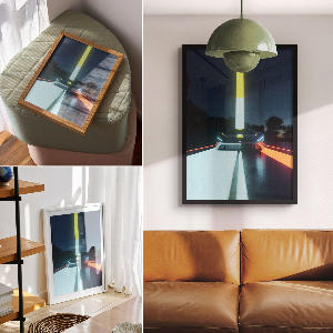 Plagát do izby Futuristické auto