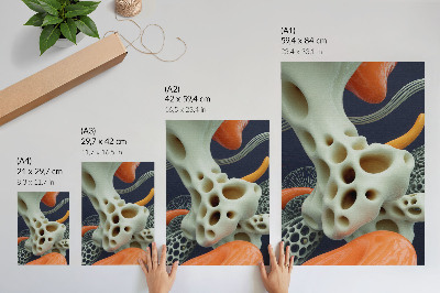 Poster na stenu Futuristická abstrakcia
