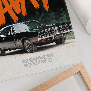 Plagát do obývačky Divoké auto