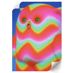 Plagát do obývačky Farebné zviera