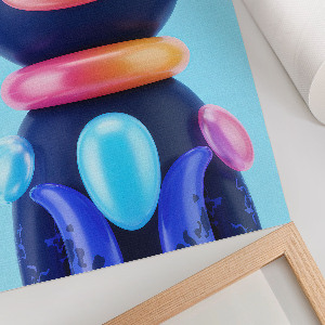 Plagát do izby Futuristická mačka