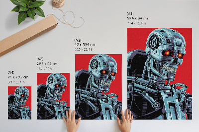 Plagát do obývačky Futuristický robot