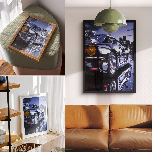 Plagát do izby Nočná jazda