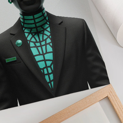 Plagát do obývačky Futuristická socha