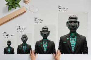 Plagát do obývačky Futuristická socha