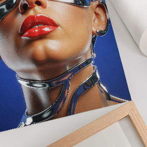 Retro plagát Metalický lesk