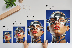 Retro plagát Metalický lesk