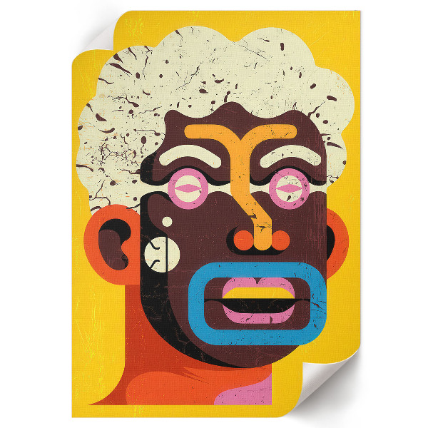 Poster na stenu Abstraktný portrét