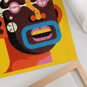 Poster na stenu Abstraktný portrét