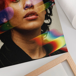 Retro plagát Farebná energia