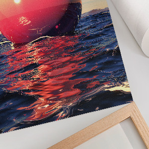 Poster na stenu so vzorom slnečnej gule