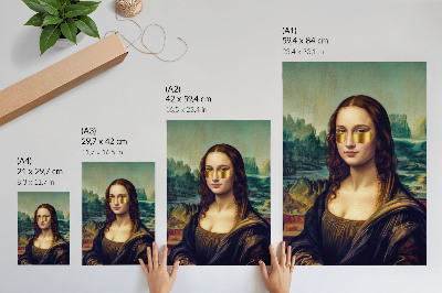 Plagát do izby Moderná Mona Lisa