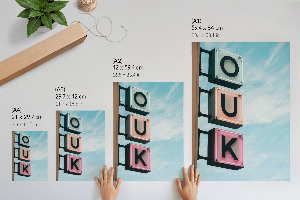 Poster na stenu Neónový nápis