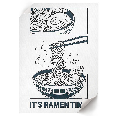 Plagát do izby Ramen komiks