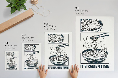 Plagát do izby Ramen komiks