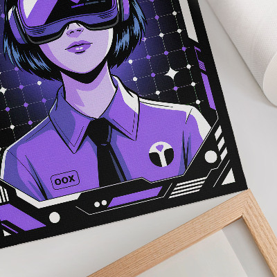 Retro plagát Futuristická vízia