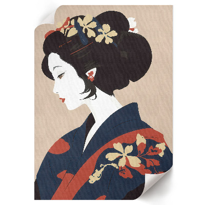 Plagát do obývačky Japonská žena