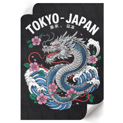 Plagát do obývačky Japonský drak