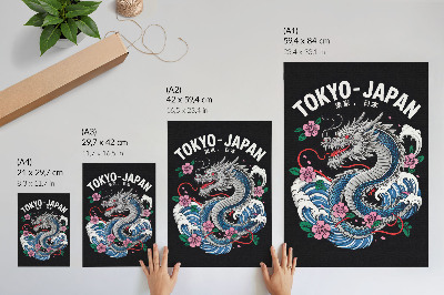 Plagát do obývačky Japonský drak