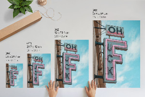 Poster na stenu Neónový nápis