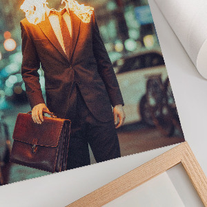 Plagát do izby Burning Man