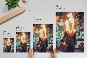 Plagát do izby Burning Man