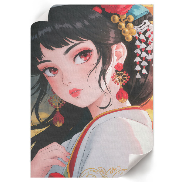 Retro plagát Vzhľad anime