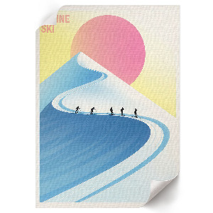 Plagát do obývačky Horský plagát