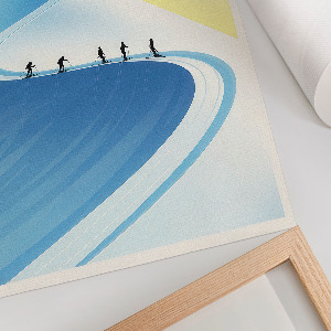 Plagát do obývačky Horský plagát