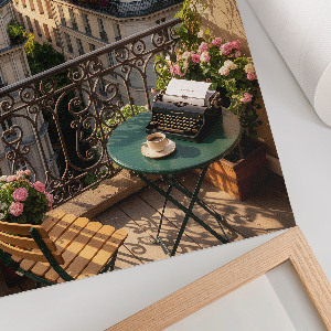 Retro plagát Mestský balkón