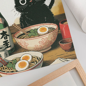 Plagát do izby Mačiatko a ramen